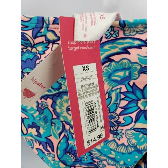 Xhilaration multi color Hipster Womens String Bikini Bottoms Size XS - Picture 3 of 3